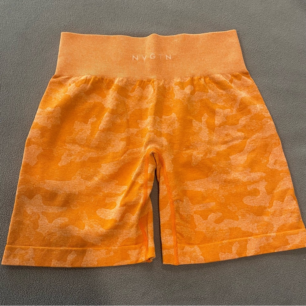 NVGTN Burnt Orange Camo seamless  Shorts
